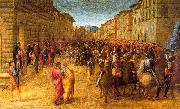   Francesco Granacci Entry of Charles VIII into Florence France oil painting reproduction